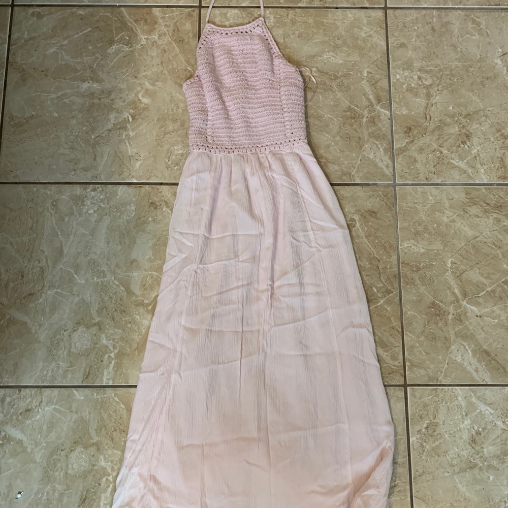 Soft Pink Maxi Dress